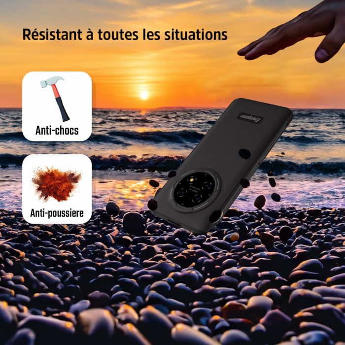 Téléphone portable pour personnes âgées Energizer H67GEU Octa Core 4 GB RAM 128 GB Noir 6,78" 4