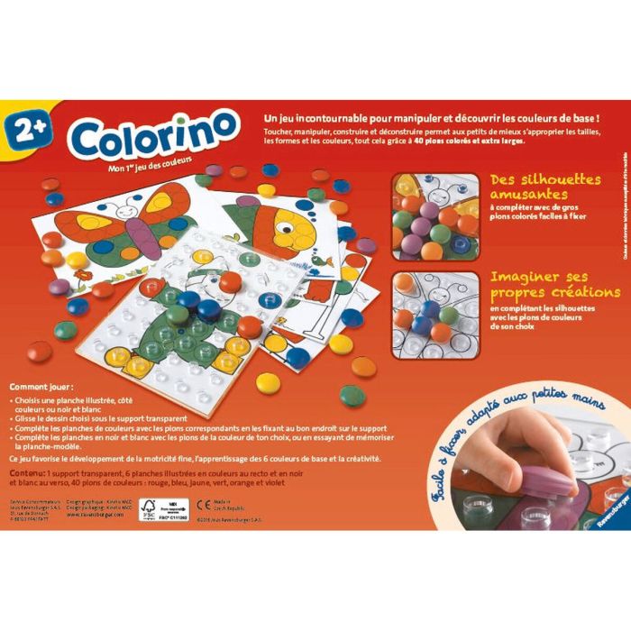 Jeu Éducation Enfant Ravensburger Colorino Multicouleur (Français) (FR) 1 Jeu Éducation Enfant Ravensburger Colorino Multicouleur (Français) (FR) 1