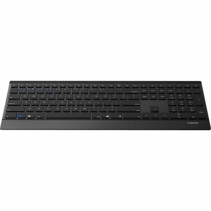 Clavier Rapoo E9500M Noir AZERTY 1