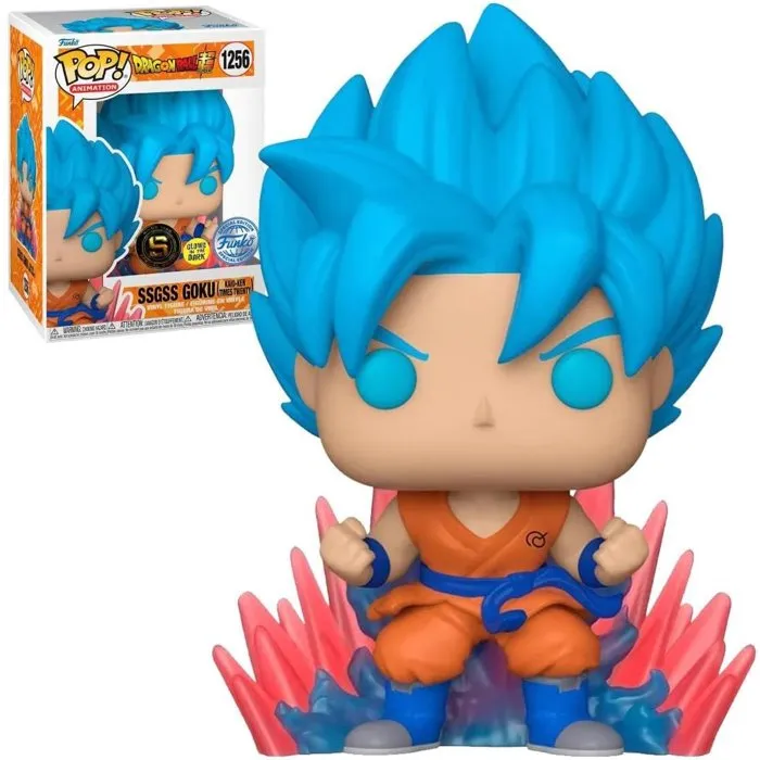 Funko Pop! Figurine Vinyle - Dragon Ball Super : Goku Super Saiyan God - Produit sous Licence Officielle