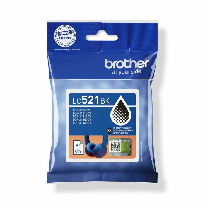 Cartouche d'encre originale Brother LC521BK Noir 5