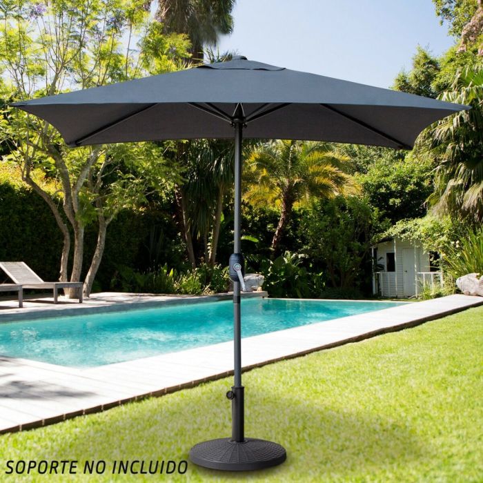 Parasol Aktive 200 x 235 x 120 cm Anthracite Aluminium 1