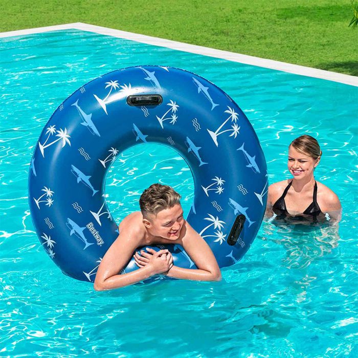 Bestway Flotteur Gonflable avec Poignées Nautique Couleur Assortie D119 cm +12 Ans Plage et Piscine 36353 1