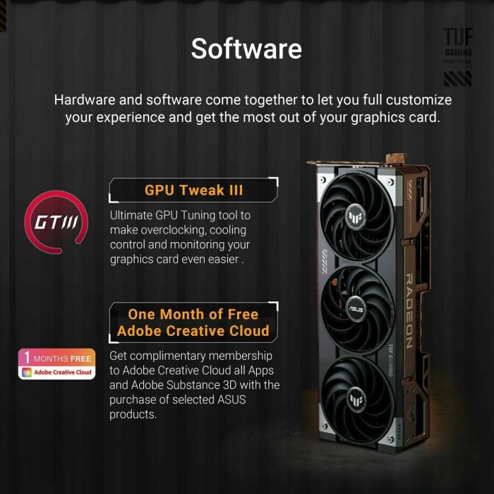 Carte Graphique Asus 90YV0L70-M0NA00 16 GB radeon rx 9070 xt GDDR6 45 Carte Graphique Asus 90YV0L70-M0NA00 16 GB radeon rx 9070 xt GDDR6 45