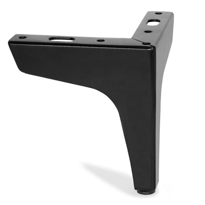 Pata Metálica Modelo Dyra H100-H120 Acabado Negro Y Blanco Mate Acabado Negro Mate Altura H120 Q&Q 1