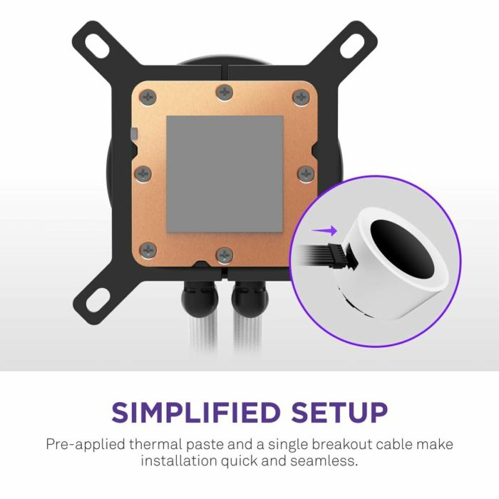 Kit de refroidissement liquide NZXT RL-KR240-W2 Blanc 8