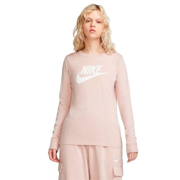 T-shirt à manches courtes femme Nike BV6171-602 Rose clair (S)
