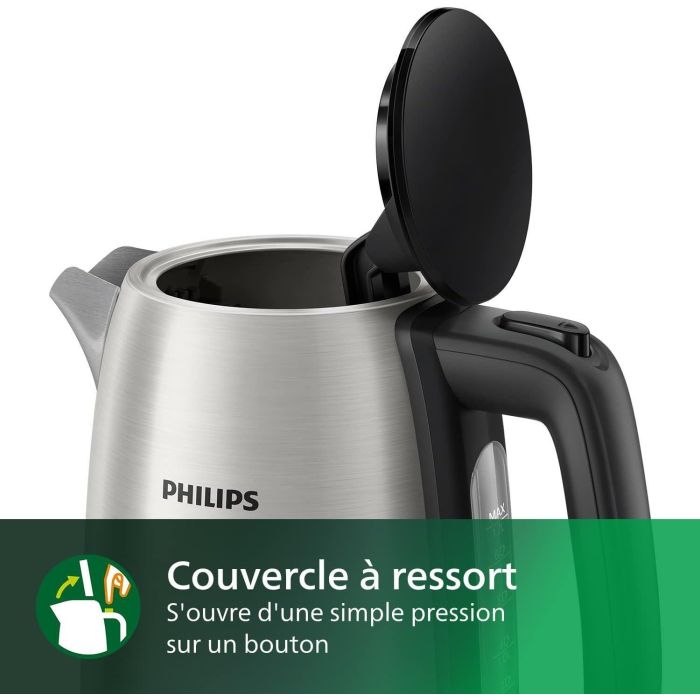 Bouilloire électrique - PHILIPS - HD9350/90 - Collection Métal - 1.7L - 2200W - Inox 5