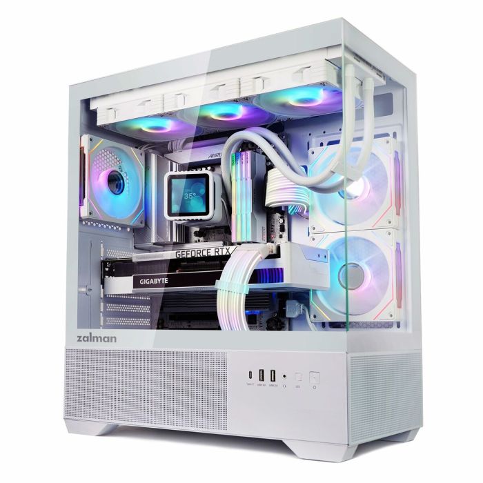 Boîtier ATX semi-tour Zalman CHRONIX WHITE Blanc 22