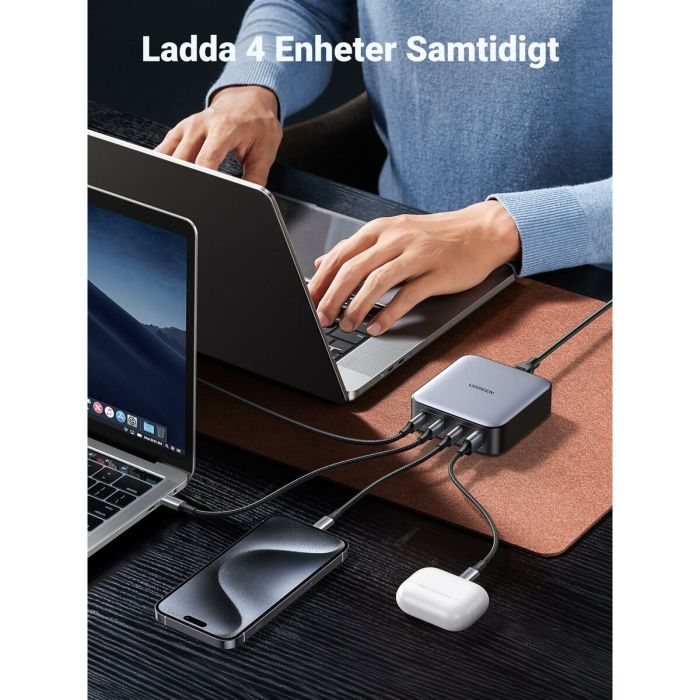 Câble USB vers Lightning Ugreen 90928 Gris 2 m 5 Câble USB vers Lightning Ugreen 90928 Gris 2 m 5