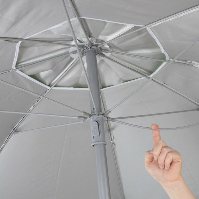 Parapluie Aktive Corail Ø 180 cm 180 x 187 x 180 cm 180 x 190 x 180 cm UV50 (12 Unités) 2