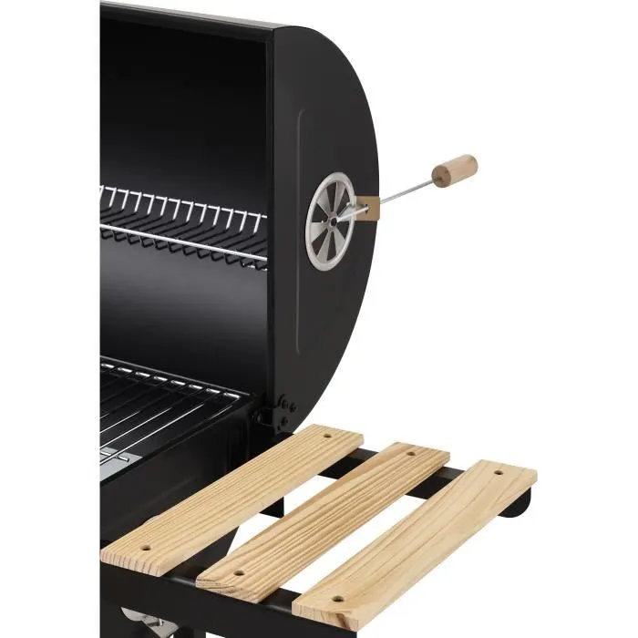 Cookingbox 9765081 Barbecue à charbon Mike Evolution, caisse de cuisson, dimensions 142 x 57 x 112 cm, noir 3