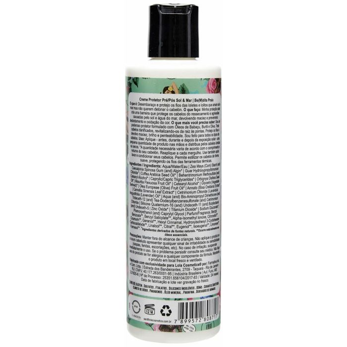 Protection Solaire pour cheveux Lola Cosmetics Be(M)Dita Praia 230 g 2