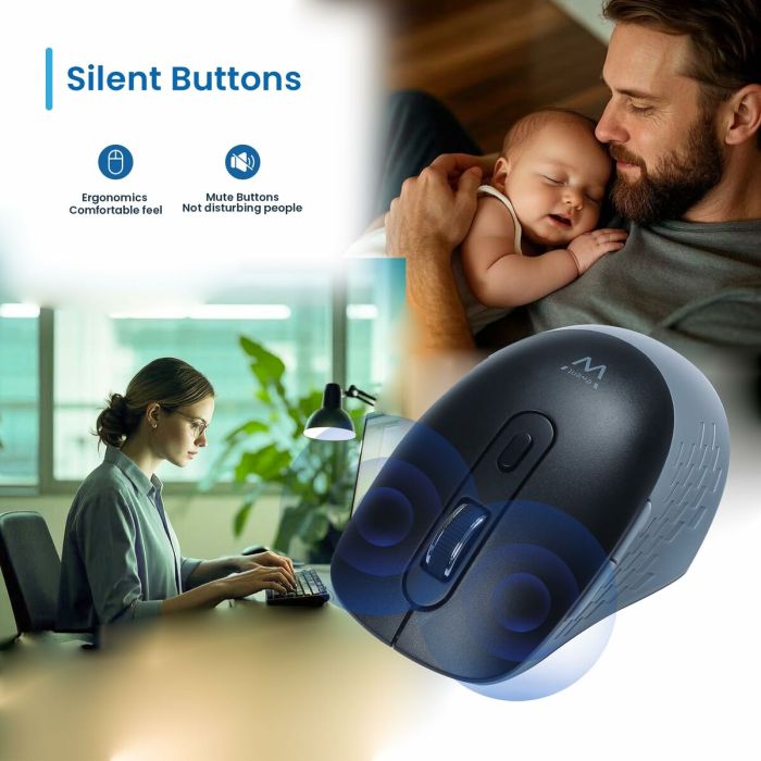 Souris sans-fil Ewent EW3243 3200 DPI 5