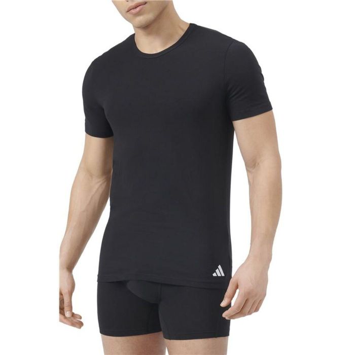 T-shirt à manches courtes homme Adidas Crew 2P Active Flex Noir S 0 T-shirt à manches courtes homme Adidas Crew 2P Active Flex Noir S 0