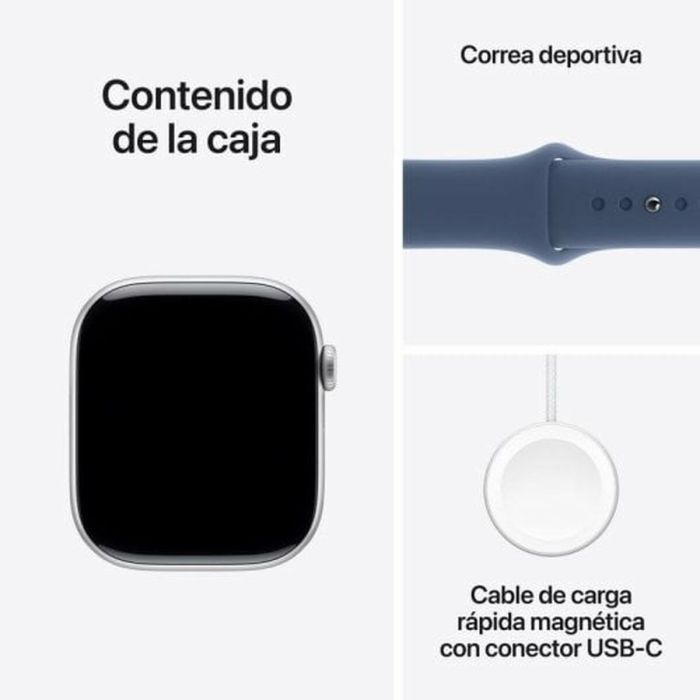 Montre intelligente Apple MWY13QL/A Argenté 1,96" 46 mm 3 Montre intelligente Apple MWY13QL/A Argenté 1,96" 46 mm 3