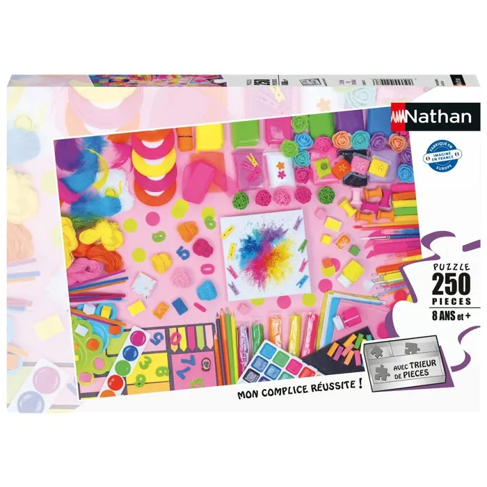 Nathan 12004297 - Puzzle enfant 250 pièces L'atelier du bricolage, dès 8 ans, carton épais et résistant, qualité supérieure Nathan 12004297 - Puzzle enfant 250 pièces L'atelier du bricolage, dès 8 ans, carton épais et résistant, qualité supérieure