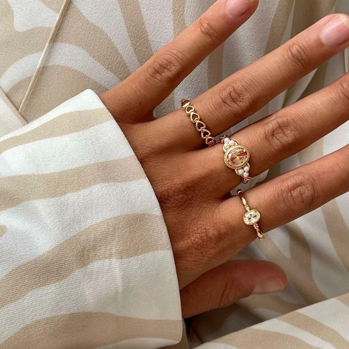 Bague Femme 24KAE 12450Y/50 10 Doré 2