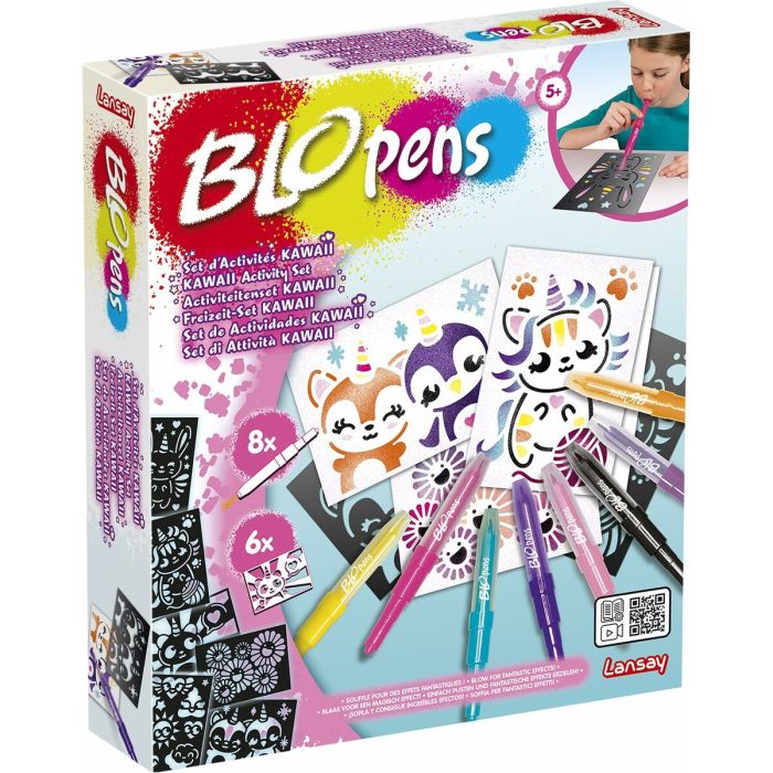 Boîte d’Activités pour coloriage Lansay BLOPENS KAWAII Multicouleur 4 Boîte d’Activités pour coloriage Lansay BLOPENS KAWAII Multicouleur 4