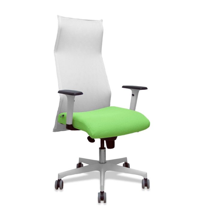 Chaise de Bureau Piqueras y Crespo 54BR65G Blanc Pistache
