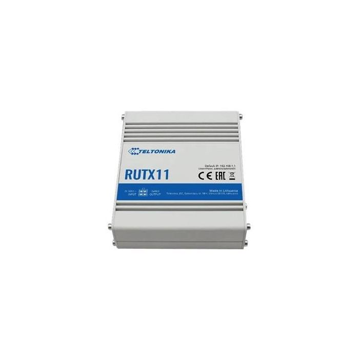 Teltonika RUTX11 LTE Cat6 Dual Band Wifi Industrial Router 0 Teltonika RUTX11 LTE Cat6 Dual Band Wifi Industrial Router 0