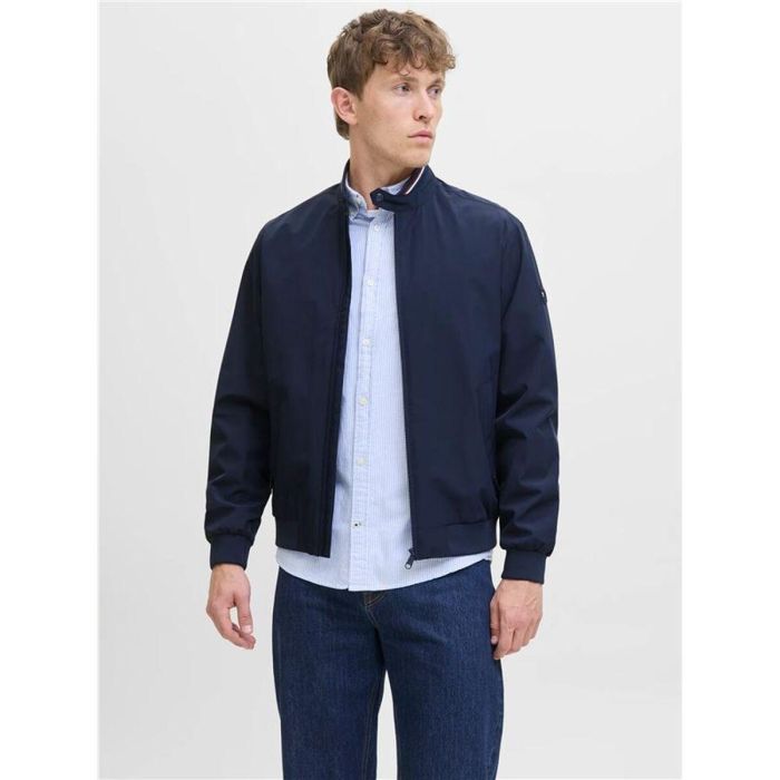 Veste Jack & Jones Jjbrook Bomber Bleu foncé 4 Veste Jack & Jones Jjbrook Bomber Bleu foncé 4