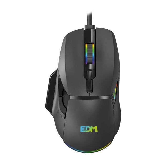 Souris Gaming avec LED EDM 07753 for players Noir 7200 dpi 3 Souris Gaming avec LED EDM 07753 for players Noir 7200 dpi 3