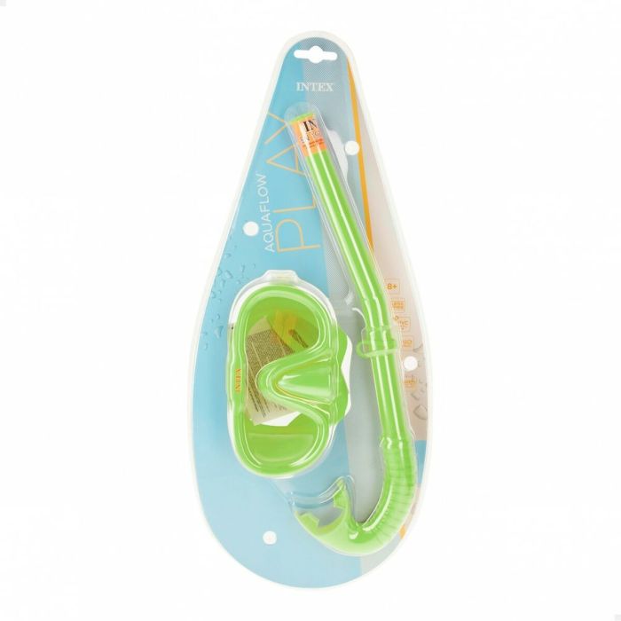 Masque de Plongée avec Tube Intex Adventurer Vert 1