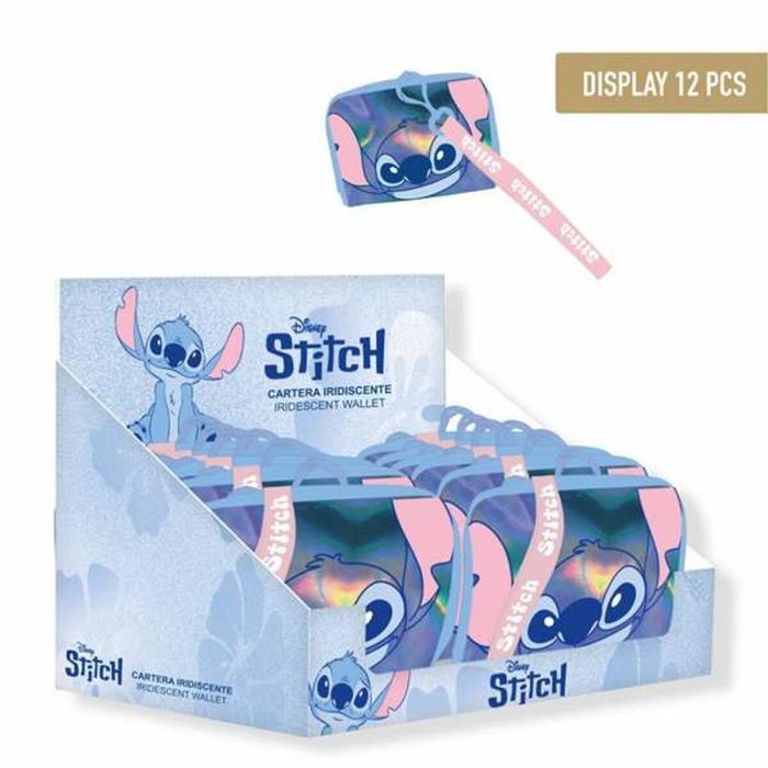 Portefeuille Stitch Bleu 7