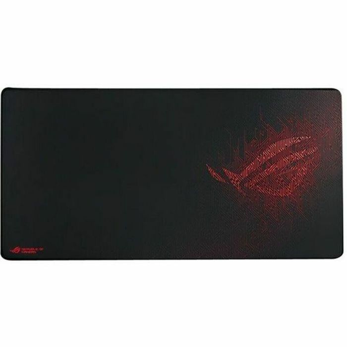 ASUS ROG Sheath Tapis de Souris Gaming 900mm x 440mm x 3mm, Base Antidérapante, Rebords Cousus, Design Confortable, Noir/Rouge