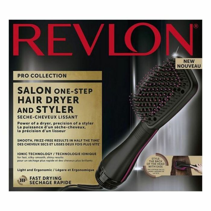 Brosse Thermique Revlon RVDR5212 Noir Rose 800W 1