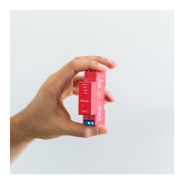 Shelly Relais "Pro 1PM" WLAN LAN Max. 16A 1 Kanal 1 Phase BT Messfunktion DIN-Rail 1