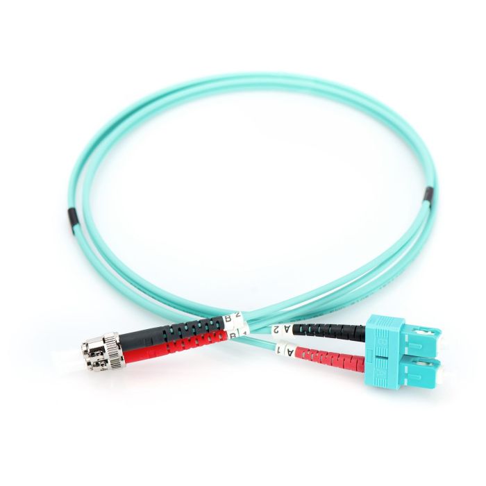 DIGITUS LWL Patchkabel ST -> SC 2.00m Multimode Duplex OM3 2