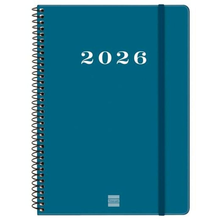 Agenda Finocam MY Bleu A5 15,5 x 21,2 cm 2026