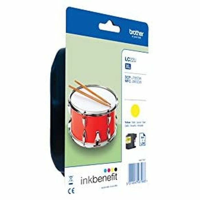 Cartouche d'encre originale Brother LC-22UYBP Jaune 1