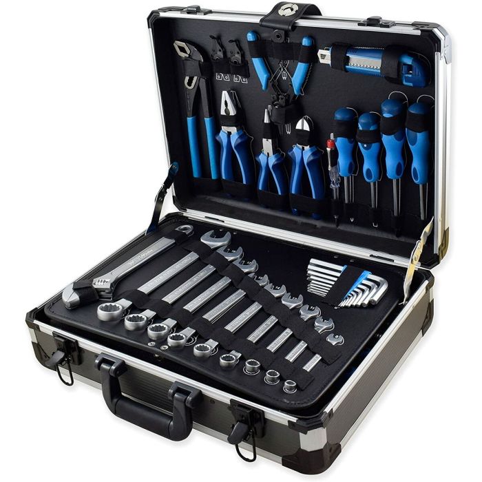 Boîte à outils Ferrestock Aluminium 176 Pièces 5 Boîte à outils Ferrestock Aluminium 176 Pièces 5