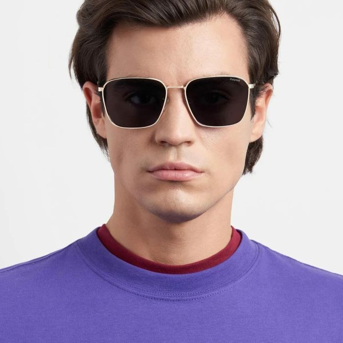 Lunettes de soleil Unisexe Polaroid PLD4120GSXLOJ Doré ø 59 mm 1