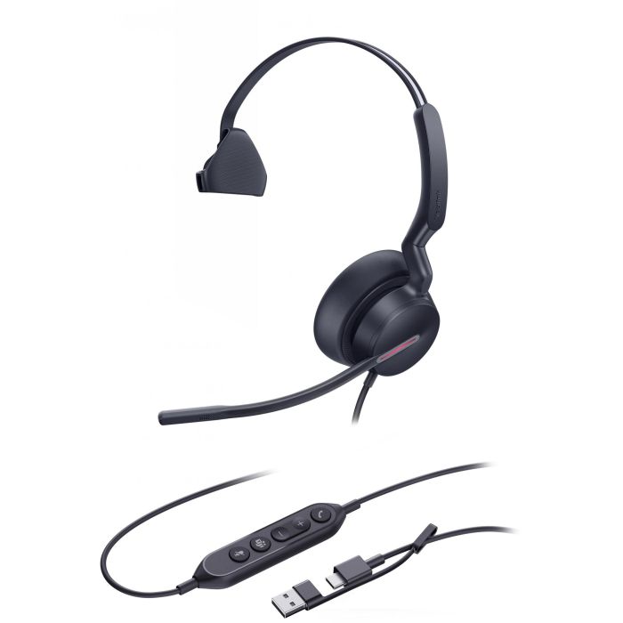 Yealink Headset UH46 Mono Teams USB-C/A 2