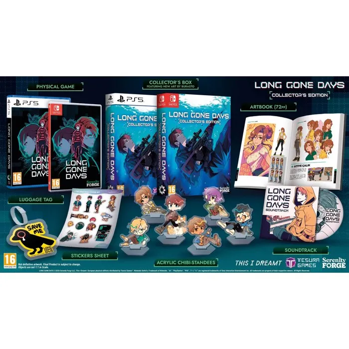 Just For Games Long Gone Days Collector's Edition - JRPG narratif sur Nintendo Switch - Jeu vidéo sur conflit moderne avec traduction et combats tactiques