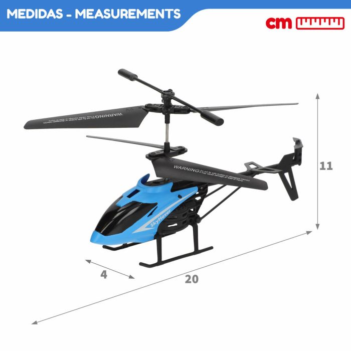 Hélicoptère télécommandé Colorbaby (4 Unités) 3 Hélicoptère télécommandé Colorbaby (4 Unités) 3