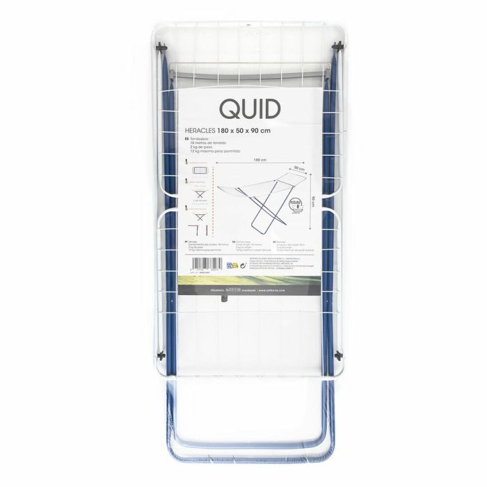 Corde à linge Quid Heracles Métal Blanc 1