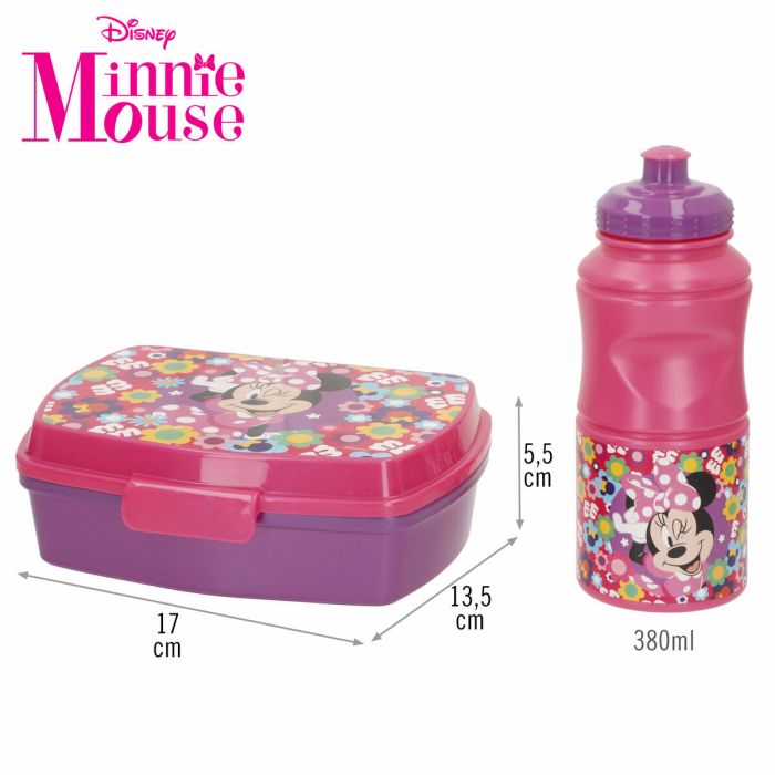 Boîte à lunch Minnie Mouse 380 ml 17 x 5,5 x 13,5 cm Bouteille (6 Unités) 3 Boîte à lunch Minnie Mouse 380 ml 17 x 5,5 x 13,5 cm Bouteille (6 Unités) 3