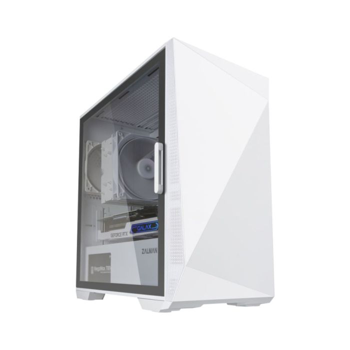 Boîtier ATX semi-tour Zalman Z1 Iceberg White Blanc