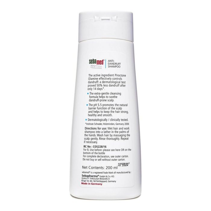 Shampooing antipelliculaire Sebamed (200 ml) 4
