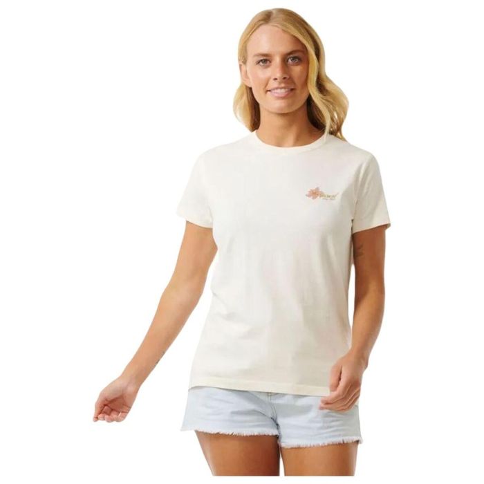 T-shirt à manches courtes femme Rip Curl Wild Bloom Blanc 0 T-shirt à manches courtes femme Rip Curl Wild Bloom Blanc 0