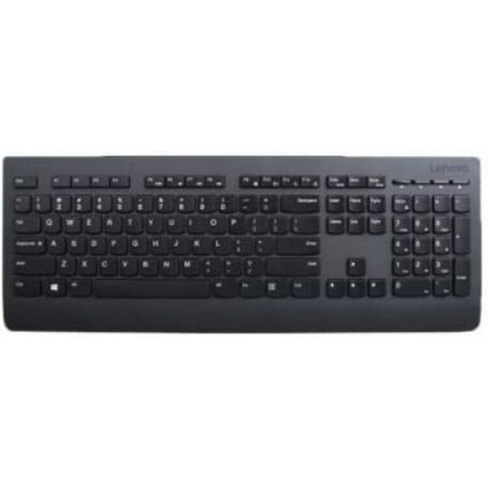 Clavier sans fil Lenovo 4X30H56868 Noir Espagnol Qwerty 2