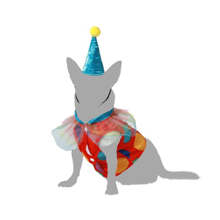 déguisement pour chien Taille L Clown 1