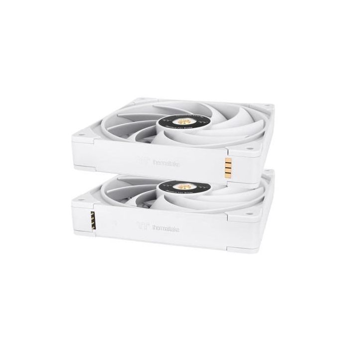 140mm Thermaltake TOUGHFAN EX14 Pro PC Cooling Fan White - Swappable Edition 3 Pack 1