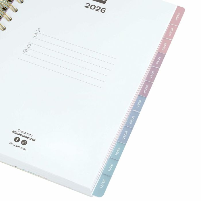 Agenda Finocam OPTIMAL quarto 15,5 x 21,5 cm 2026 1