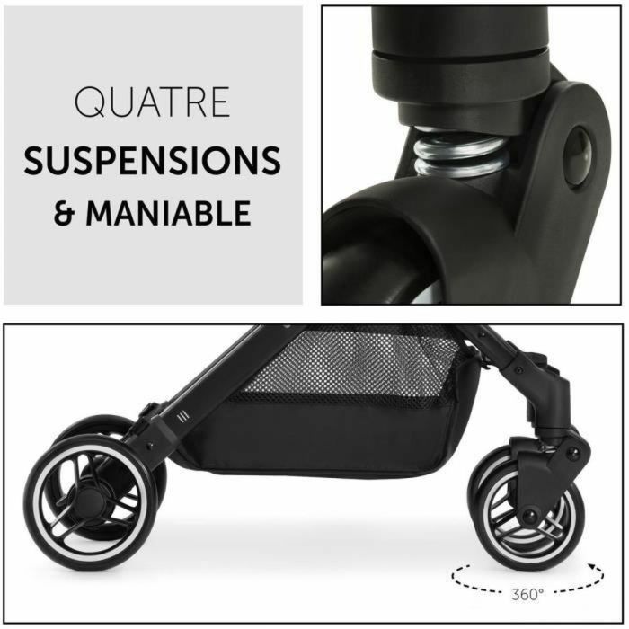 Poussette pour bébé Hauck Noir 3 Poussette pour bébé Hauck Noir 3